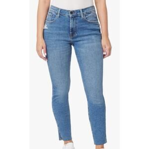 Kensie Jeans Women's High-Rise Skinny Raw Edge Hem 28" Inseam Melbourne Wash 4